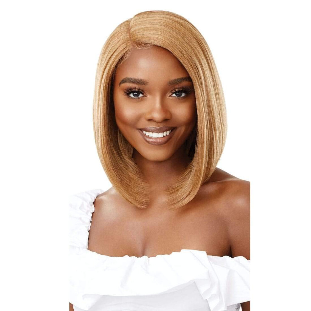 Outre Unisex Brown Synthetic Everywear Lace Front Wig- Every2 (Chocolate)