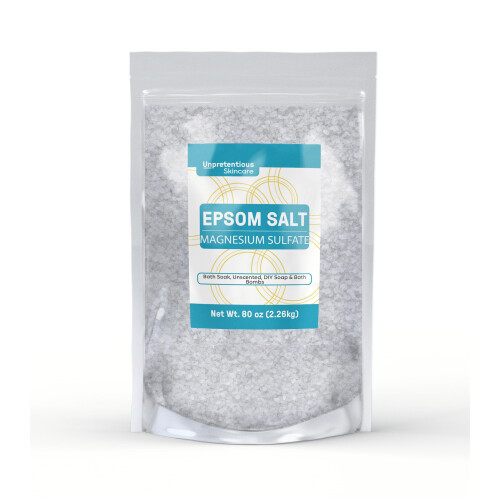 Unpretentious Epsom Salt  5 lb  Skincare  Soaking Solution  Unscented