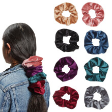 8 kpl Velvet Jumbo Hair Scrunchies Tytöille Naisille Joustavat solmiot Nauhat Söpöt poninhäntäpidikkeet Muotoilutarvikkeet 8 väriä