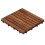 Bare Decor EZ-Floor in Solid Teak Wood 1 Tile ONLY Long Slat 1