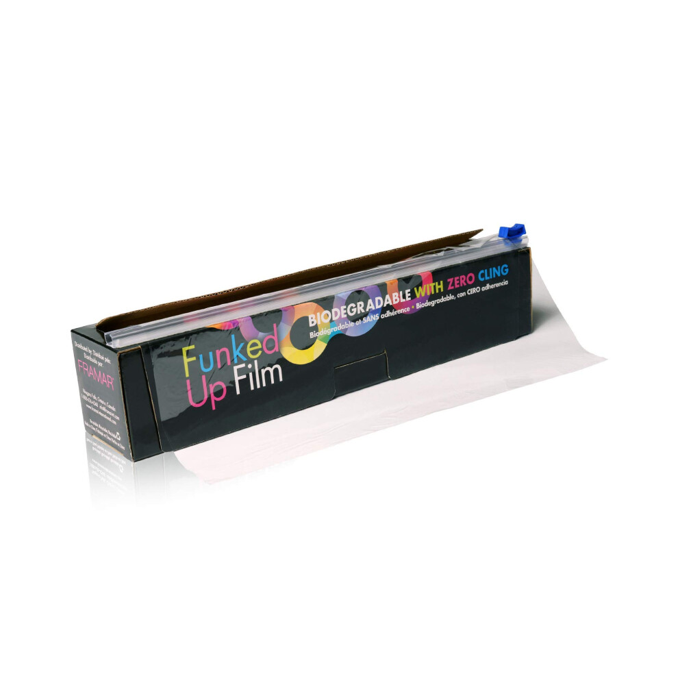 Framar Cling-Free Funked Up Film Saran Wrap For Balayage With Hair Bleach Hair Dye - 300 Feet