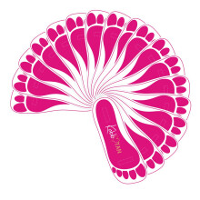 150 paar (300 voet) spray tan voetpads voor zelfbruinende spray tan voetstickers