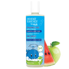 Desert Essence Kids Hajusteeton 2-in-1 shampoo ja vartalopesu 12,0 fl unssia - vegaaninen gluteeniton. Cruelty-Free - jtt hiukset ja ihon ravitsem