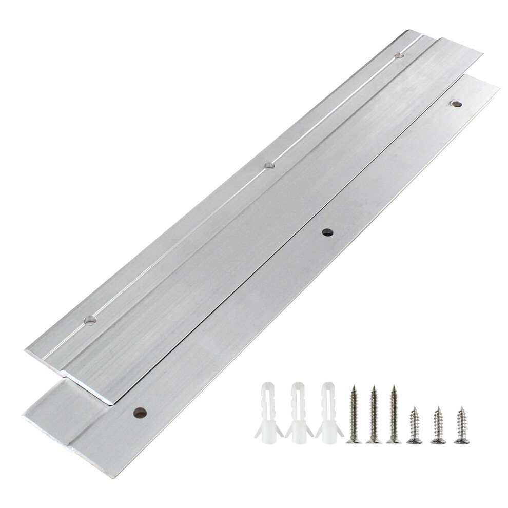 Zorfeter Z Hanger French Cleat Hanger 12 Inch - Mirror Picture Whiteboard Headboard Artwork Frames Wall Mounting Brackets - Z Bar Hanger Supports 779712428197