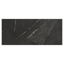Palisade Interlocking Vinyl Waterproof Wall/Backsplash Tiles for Kitchen or Bathroom in Black Ice (4.5x11 in. Sample)