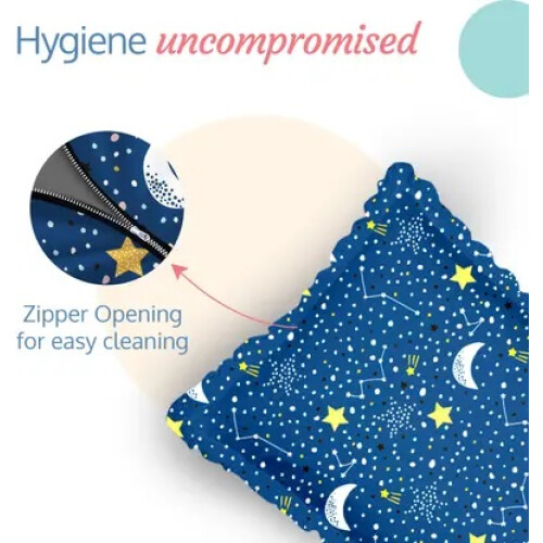 Mustard Seeds Pillow Pack of 1  (Deep Blue) 2
