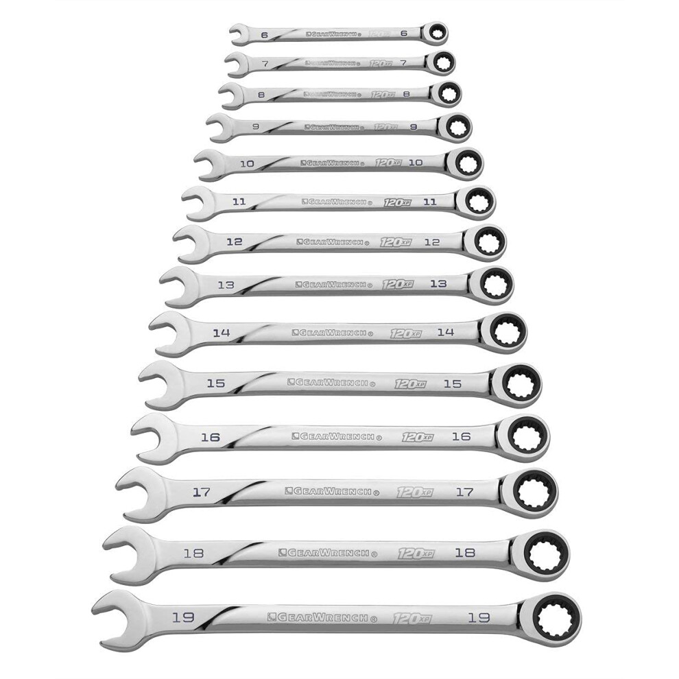 Photos - Other Hand Tools GEARWRENCH Universal Spline XL Ratcheting Combination SAE Wrench Set - 86426 86426