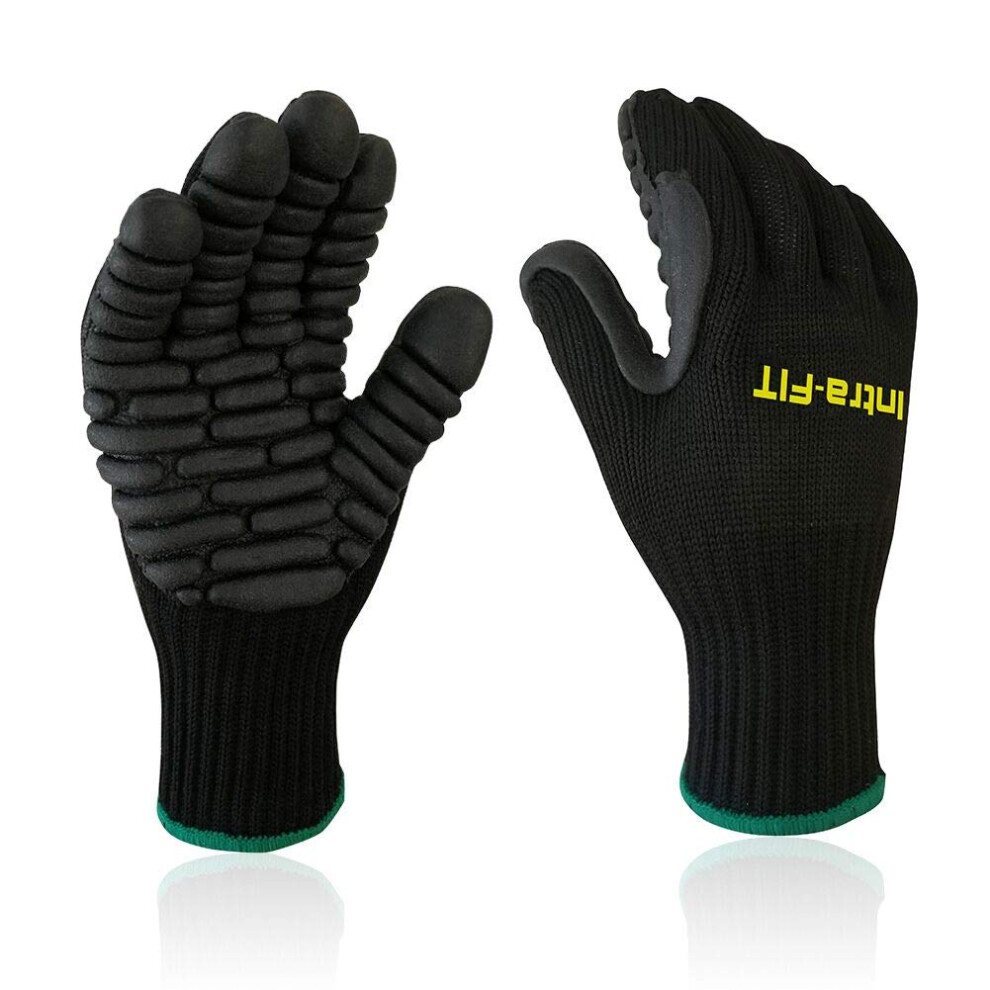 Intra-Fit Anti Vibration Work Gloves Certified | Shock-Proof Impact Reduction Safety Gear 6971839496026