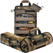The Ryker Bag Tool Organizers - Small Tool Bag W/Detachable Pouches  Heavy Duty Roll Up Tool Bag Organizer : 6 Tool Pouches - Tool Roll Organizer Gift