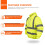 wefeyuv ANSI Class 3 High Visibility Sweatshirts for Men Reflective Sweatshirts Pullover Yellow S 3