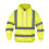 wefeyuv ANSI Class 3 High Visibility Hoodie Reflective Fluorescent Sweatshirts Pullover Yellow M 1