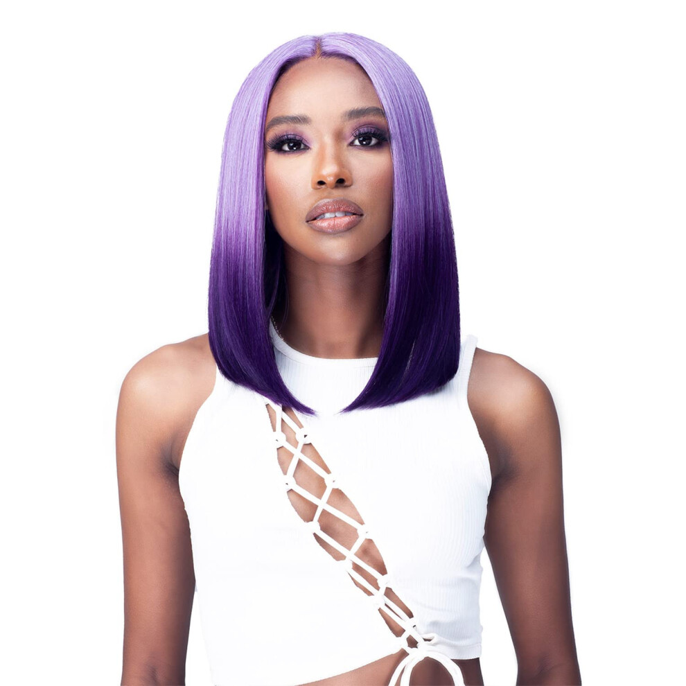 Bobbi Boss Unisex Hd Lace Front Wig Medifresh 13X4 Deep Lace Mlf256 Vivienne (Tfs1b/Ppgd)
