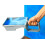 ROLLINGDOG Small Paint Tray with Sturdy Handle 2