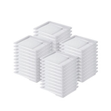 Bates - Rivestimento per vaschetta di vernice da 9 pollici, 40 pezzi, vaschette di vernice bianca, vaschette di vernice in plastica, vaschette di