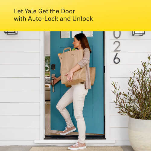 Yale Serrure Yale Assure Lock 2 avec clavier Bluetooth et poign   e Ridgefield en nickel satin 2