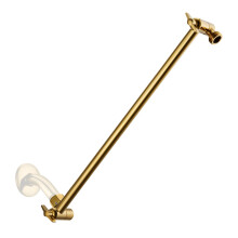 Bras d'extension de pommeau de douche extra-long r glable de 15 pouces avec vis de blocage, angle en laiton, hauteur r glable, installation facil