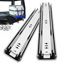 YENUO Zware ladegeleiders Volledig uittrekbaar 12 14 1618 20 22 24 26 28 30 32 34 36 38 40 inch Zijmontage Kogelgelagerde metalen rails Spoorgeleider