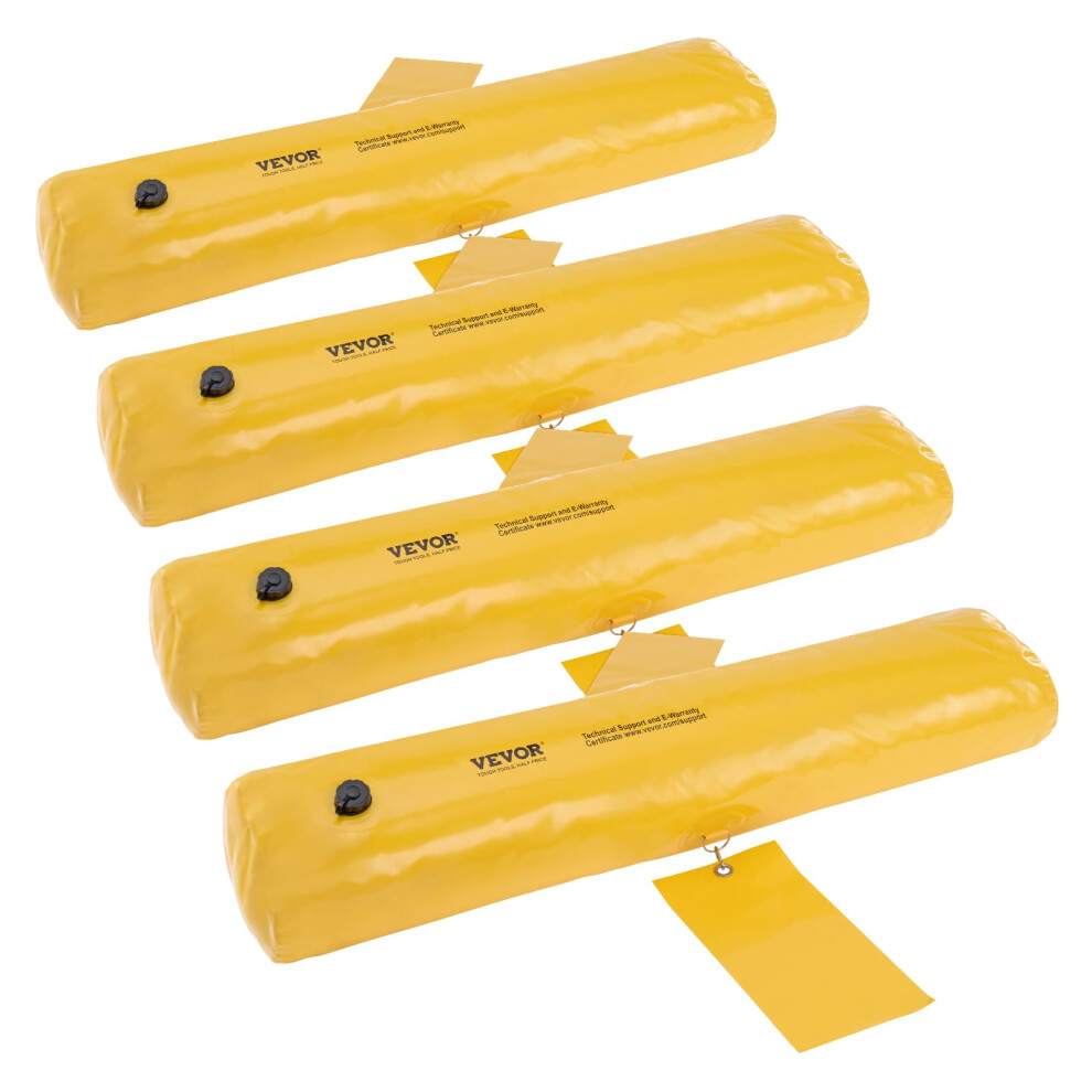 Flood Barriers  Sandbag Alternative Flood Bags 4 Pack  Flood Barrier for Home  Water Barriers for Flooding  Doorway  Driveway(4FTx6in)
