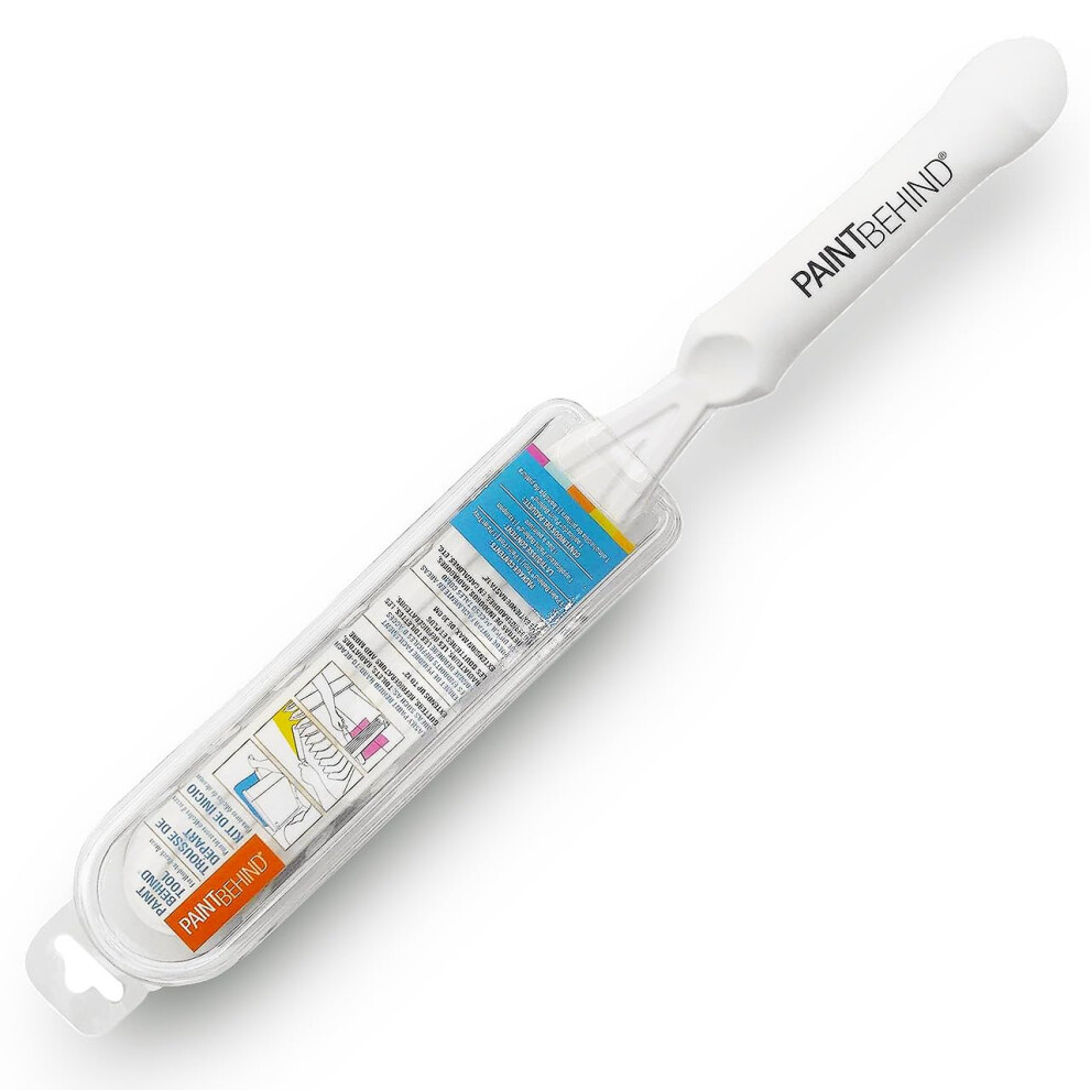 Pennello Per Pittura Dietro Il Wc In Nylon - Pennello Piatto Per Pittura Dietro Il Wc E Aree Difficili Da Raggiungere - Set Di Pennelli Per Paret-image