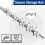 WORKPRO 3/8" Aandrijving Flensmoersleutel Set, 10-delige Crowfoot Flensmoersleutel Kit, Metrisch 10-19mm 4