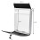 Black Mailboxes with Key Lock Wall Mounted Large Capacity Mailbox 15 3/5"""" x 10 3/5"""" x 3 1/2"""" 3