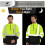 Arbetsskerhetstrja High Visibility Construction Class 3 Hi Vis Reflex Sweatshirt fr mn 1/4 Zip Pullover 4
