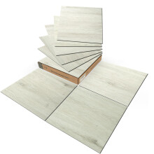 Azulejos de vinilo Art3d autoadhesivos, resistentes al agua, de 30 x 30 cm, para cocina, comedor, dormitorio, 2,7 m   , roble blanqueado. Paquete d