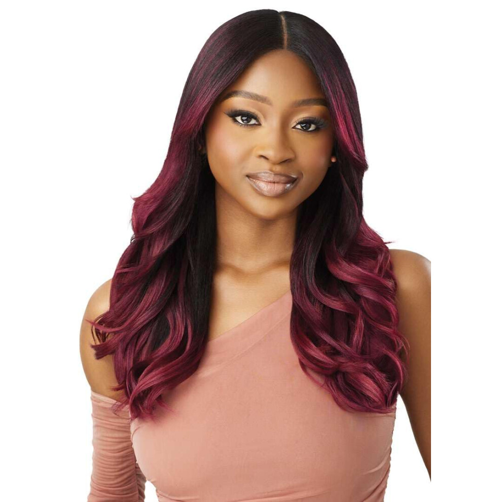 Outre Unisex Brown Lace Front Wig - Melted Hairline - Adela (Dr Hickory )