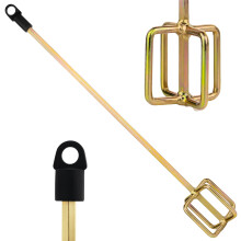 AYZOTEK Paint Mixer for Drill  1-5 Gallon Bucket  Paint Stirrer for Drill  Zinc Plated  Rust-Free & Easy to Clean  Fits All Standard Drills - For Mixi