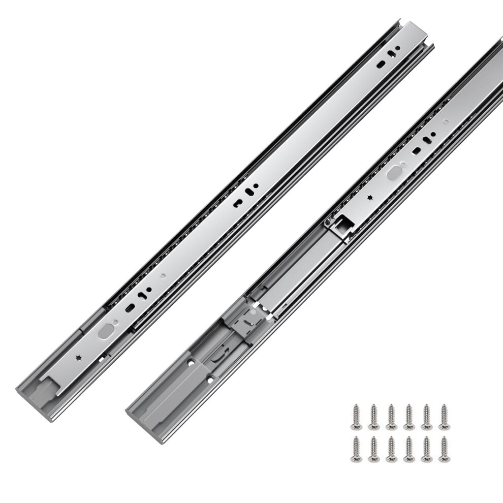 Lontan 6 Pairs Soft Close Drawer Slides 16 Inch Heavy Duty Metal Full Extension And Ball Bearing Drawer Slides For Dresser 100Lb Capacity 710328012516