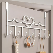 Over The Door Hook Over Door Hanger for Coat Towel Bag Robe (1 Pack White)