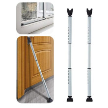 HoneSecur 2 Pack 2 in 1 Barra di sicurezza per porta e patio scorrevole 28 Barra di sicurezza per porta a prova di bambino Regolabile Costruita i