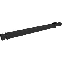 Janela de segurana ideal ou barra de segurana para porta de ptio com trava prova de crianas ajustvel preta (15,7-26,75 polegadas)