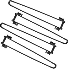 Enenes 17,7 inch opvouwbare haarspeldpoten 4 stuks opklapbare tafelpoten hoog, zwaar gebruik, eenvoudig te installeren opvouwbare salontafelpoot (17,