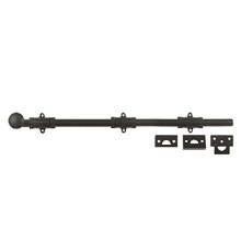 Deltana 18SB10B HD Solid Brass 18-Inch Surface Bolt