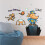 RoomMates RMK5333GM Dogman Γιγάντια Αυτοκόλλητα Τοίχου, Μπλε, Πορτοκαλί, Μαύρο 1