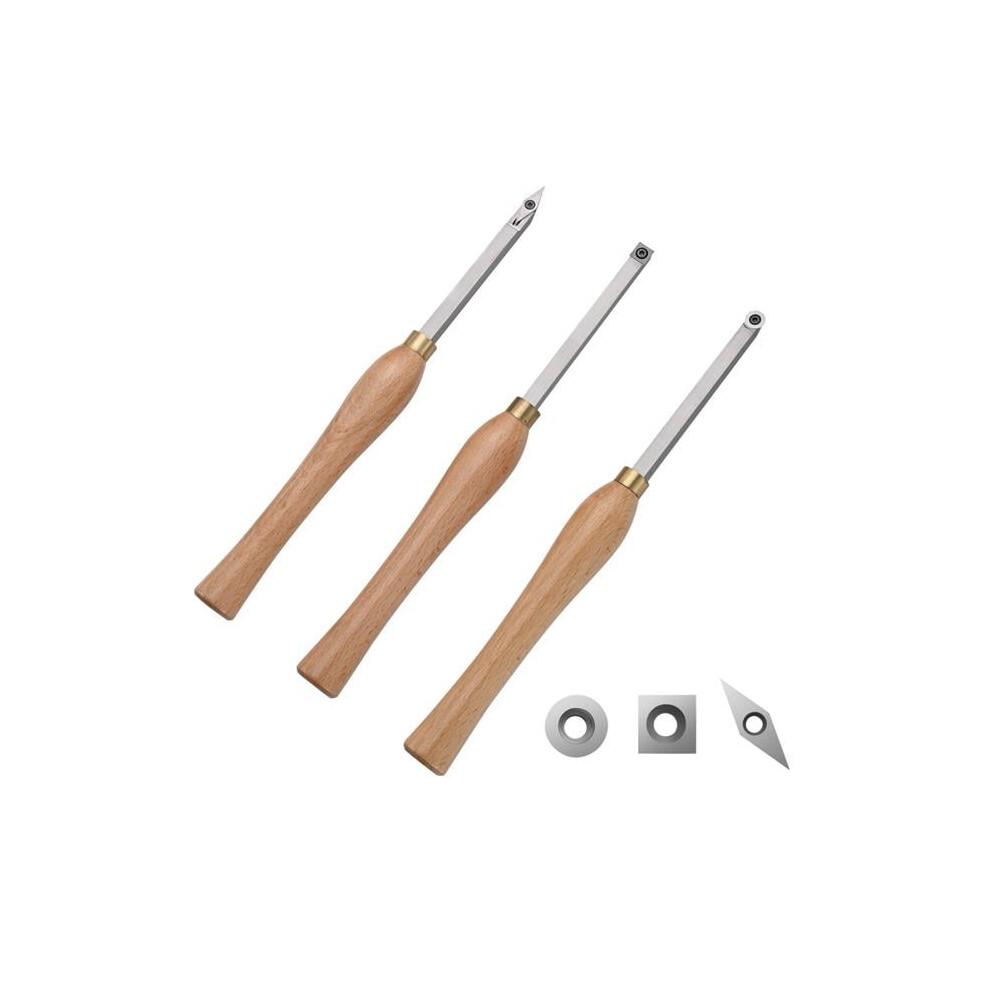 Vevor MBMGCD3JYTSFY1V1VV0 Wood Lathe Chisel Set - 3 Piece