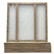 Filtre  air en fibre de verre 16x16x1 Glasfloss Srie GDS Double Strut GDS Fabriqu en USA Taille relle: 15 5/8 x 15 5/8 x 3/4 (bote de 6)