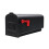 Architectural Mailboxes Parsons Medium Capacity  Plastic Post Mount Mailbox  Black 1