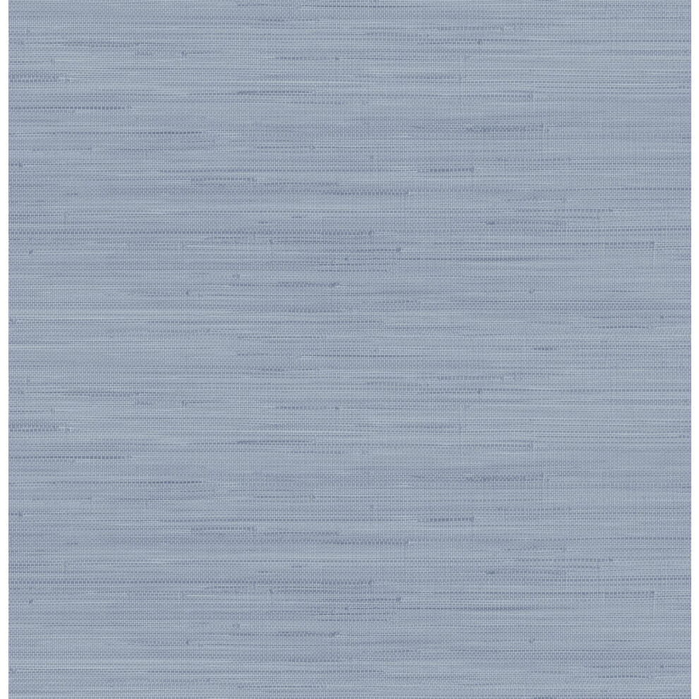Nuwallpaper X Social Social Classic Faux Grasscloth Peel And Stick Wallpaper Mineral Blue 091212784604