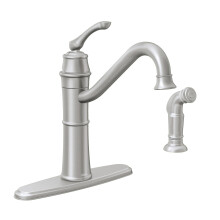 Moen Wetherly Spot Resist rozsdamentes nagyvu konyhai csaptelep oldals spray-vel 87999SRS