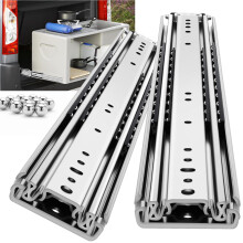 Correderas para cajones resistentes YENUO de 12, 14, 16, 18, 20, 22, 24, 26, 28, 30, 32, 34, 36, 38, 40, 44, 48, 52, 56 y 60 pulgadas con extensi