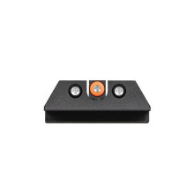 Night Fision CZU076007OGZG Set for CZ-USA P-07-P-09 Orange Tritium Front Ring & U-Notched Tritium Night Sights, Black