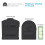 Architectural Mailboxes Patriot Plastic Post Mount Mailbox Compatibility Code E GMB505BAM Black Medium Capacity 4