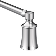 Moen YB2124CH Dartmoor 24-Inch Single Bathroom Towel Bar Chrome