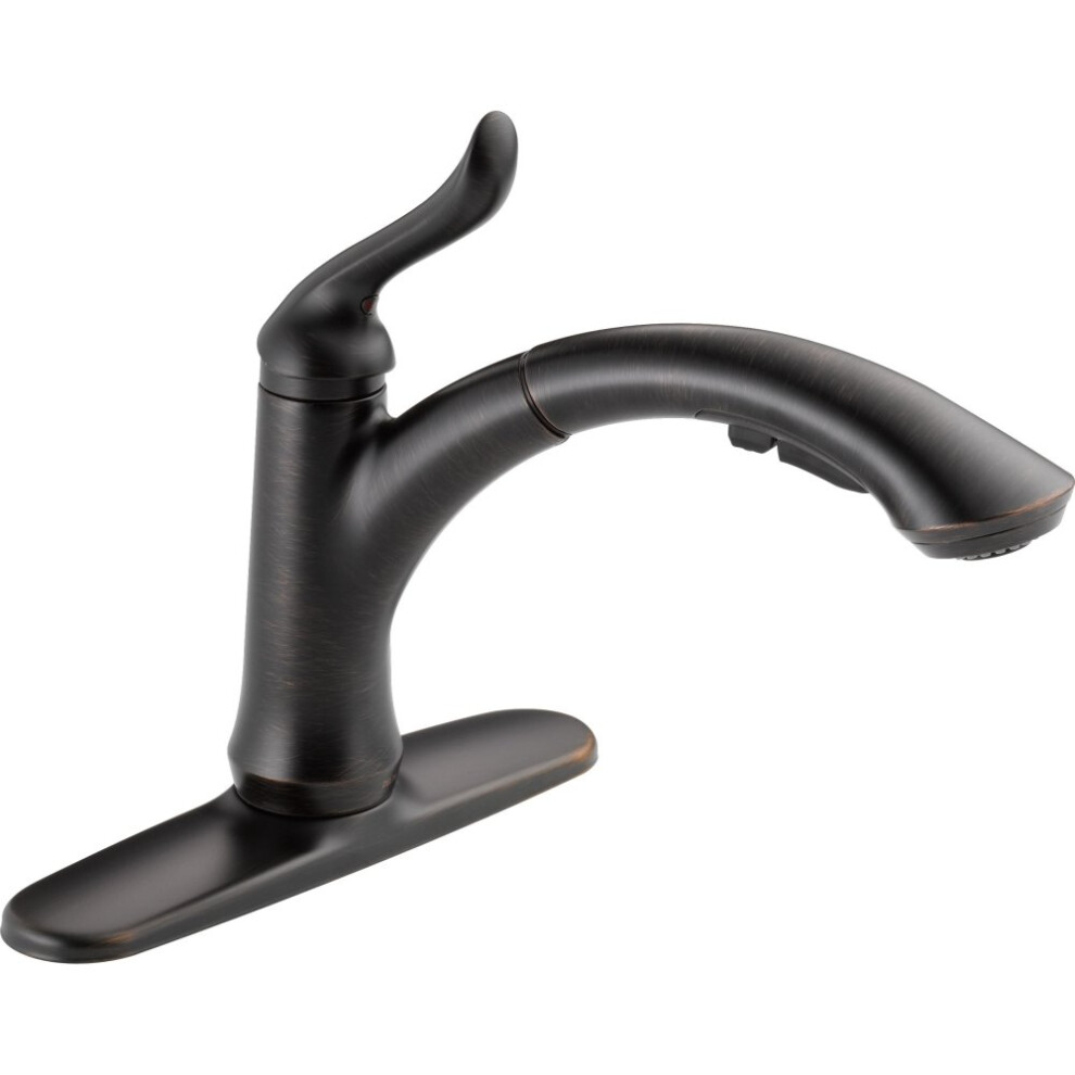 Photos - Tap Delta Faucet Linden Pull Out Kitchen Faucet Oil Rubbed Bronze Kitchen Sink Faucet Kitchen Faucet with Pull Out Sprayer Venet