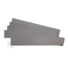 Tic Tac Tiles Peel and Stick Removable Stick On Kitchen Backsplash Bathroom 3D Natural Concrete Subway Tiles (4-Pack) (Slate Pewter)
