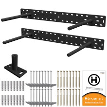 HNGSMART lebego polctartk - - 2 x 22 hvelykes, nagy teherbrs acl rejtett polcok (300 fontig) - - Tbbrsu alaplap a knnyu gyors felszerelshez