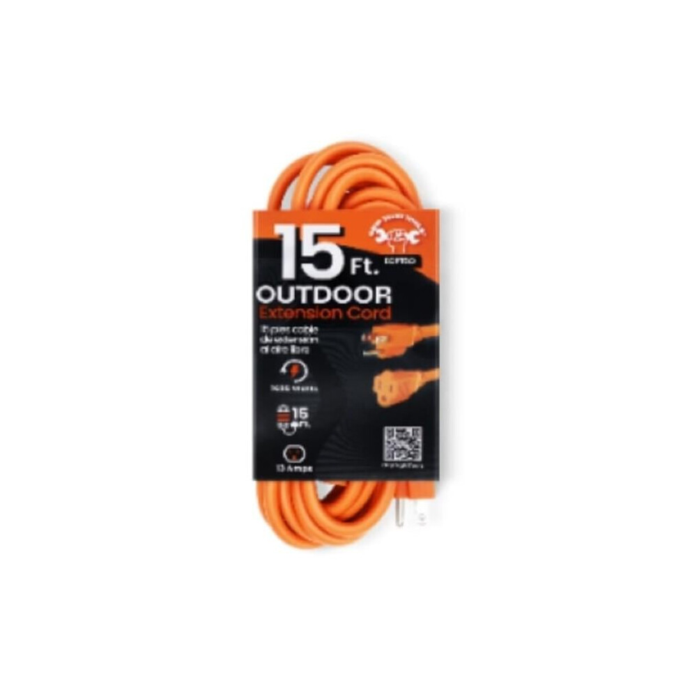 Grip Tight Tools Ecp15o 15 Ft. 16-3 Spt Extension Cord, Orange 810124142476