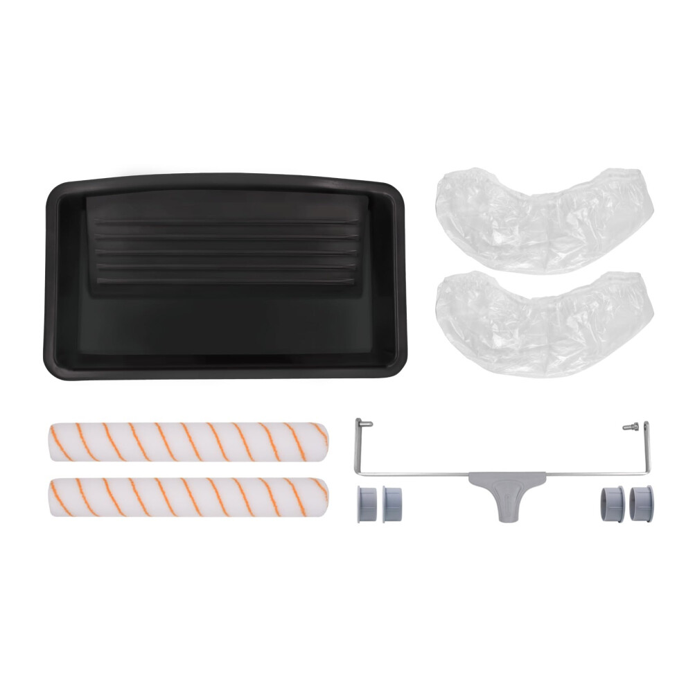 Rollingdog 18 Inch Paint Roller - 18"""" Paint Roller Kit Paint Tray Kit With 2Pcs Tray Liners 6975284272334